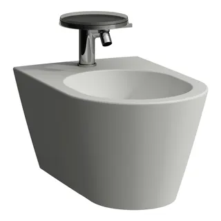 Wandbidet K-LAUFEN 545x370 1 Hahnloch o. seitl. Loch f. Wasserans weiß matt