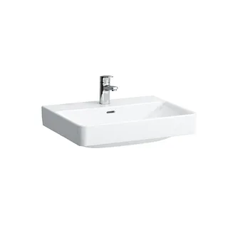 Laufen Waschtisch PRO S 465x600x175 3 Hahnloch mit Überlauf weiß – Bild 2