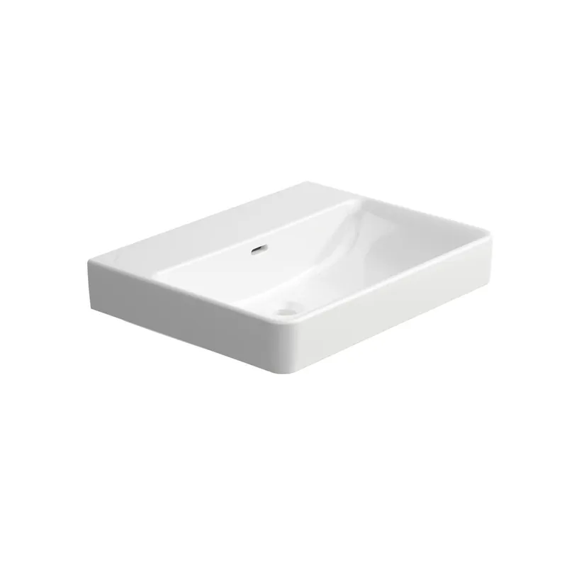 Laufen Waschtisch PRO S 465x600x175 ohne Hahnloch mit Überlauf weiß