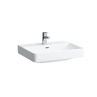 Laufen Waschtisch PRO S 465x600x175 1 Hahnloch mit Überlauf LCC weiß – Bild 2