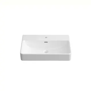Laufen Waschtisch PRO S 465x600x175 1 Hahnloch ohne Überlauf Überlaufkanal unten geschlossen LCC weiß
