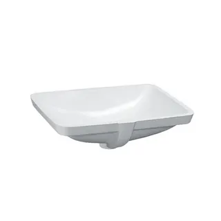 Laufen Einbau-Waschtisch von unten PRO S 400x490x170 ohne Hahnloch mit Überlauf weiß
