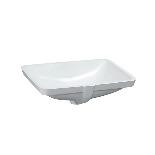 Laufen Einbau-Waschtisch von unten PRO S 400x490x170 ohne Hahnloch mit Überlauf LCC weiß