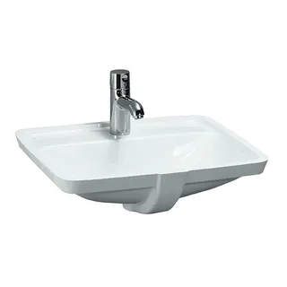 Laufen Einbau-Waschtisch von unten PRO S 400x525x170 1 Hahnloch mit Überlauf weiß