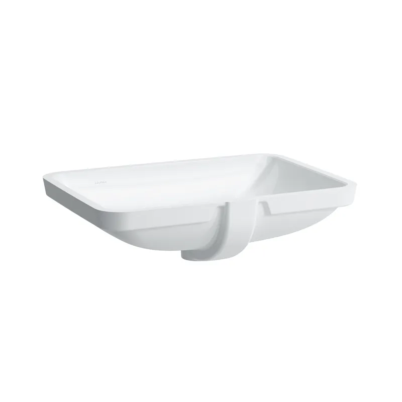 Laufen Einbau-Waschtisch von unten PRO S 450x645x170 ohne Hahnloch mit Überlauf weiß