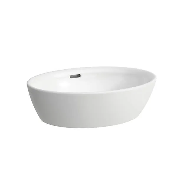 Laufen Waschtisch-Schale PRO B 390x520x175 ohne Hahnloch mit Überlauf weiß