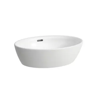 Laufen Waschtisch-Schale PRO B 390x520x175 ohne Hahnloch mit Überlauf weiß
