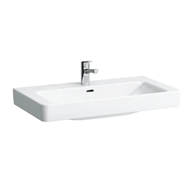 Laufen Aufsatz-Waschtisch PRO S 460x850x175 1 Hahnloch mit Überlauf weiß