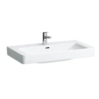 Laufen Aufsatz-Waschtisch PRO S 460x850x175 1 Hahnloch mit Überlauf weiß