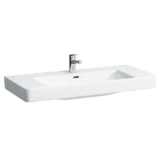 Laufen Waschtisch PRO S 465x1050x175 ohne Hahnloch mit Überlauf LCC weiß