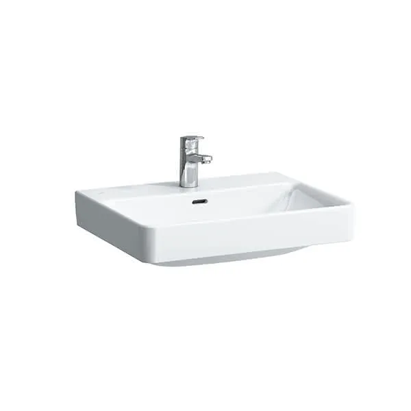 Laufen Aufsatz-Waschtisch PRO S 465x600x175 1 Hahnloch mit Überlauf weiß