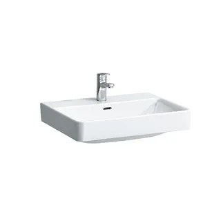 Laufen Aufsatz-Waschtisch PRO S 465x600x175 1 Hahnloch mit Überlauf LCC weiß