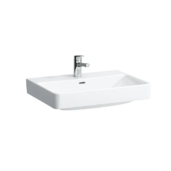 Laufen Aufsatz-Waschtisch PRO S 465x650x175 3 Hahnloch mit Überlauf weiß