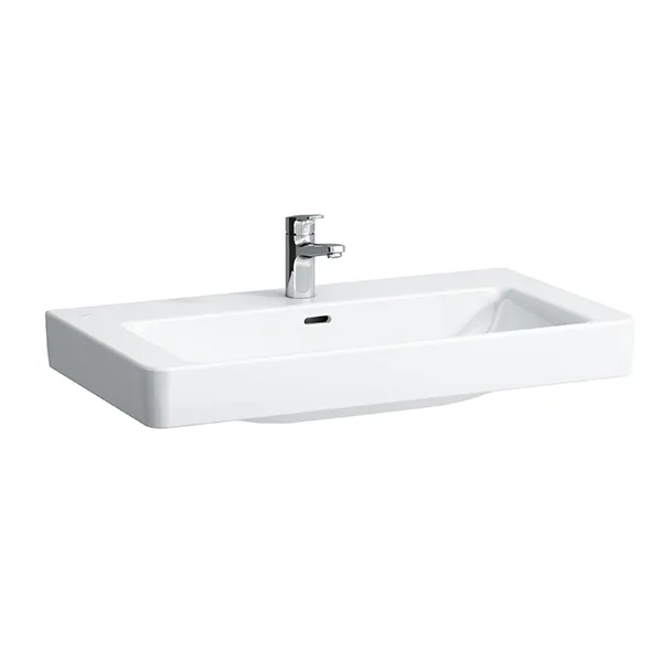 Laufen Aufsatz-Waschtisch PRO S 460x850x175 3 Hahnloch mit Überlauf weiß