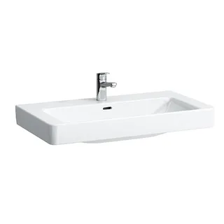 Laufen Aufsatz-Waschtisch PRO S 460x850x175 1 Hahnloch mit Überlauf LCC weiß