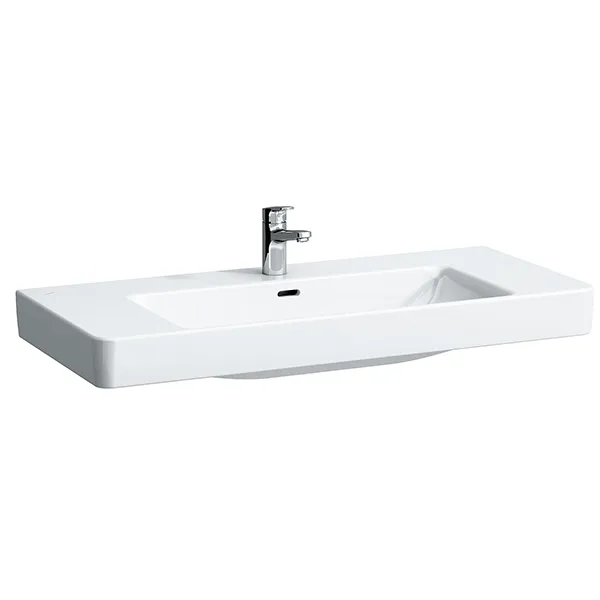 Laufen Aufsatz-Waschtisch PRO S 460x1050x175 ohne Hahnloch mit Überlauf weiß
