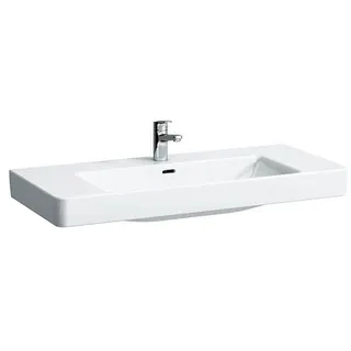Laufen Aufsatz-Waschtisch PRO S 460x1050x175 1 Hahnloch mit Überlauf LCC weiß