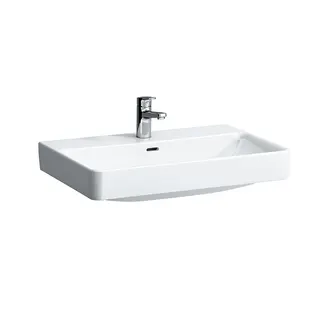 Laufen Aufsatz-Waschtisch PRO S 465x700x175 1 Hahnloch mit Überlauf LCC weiß