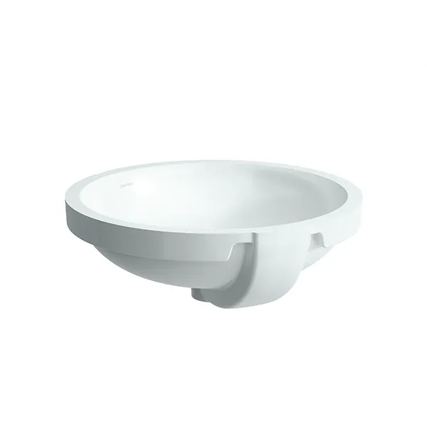Laufen Einbau-Waschtisch von unten PRO B 470x465x170 ohne Hahnloch mit Überlauf LCC weiß