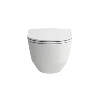 Laufen T-WC wandh. PRO 530x360 spülrandlos offene Befestigung (Nischen) weiß – Bild 3