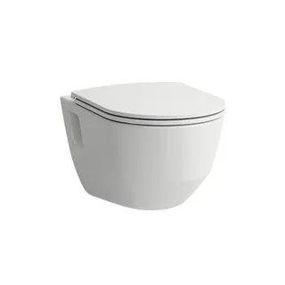 Laufen T-WC wandh. PRO 530x360 spülrandlos offene Befestigung (Nischen) weiß – Bild 5