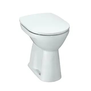 LF Stand-F-WC PRO 470x360x450 Ausf. erhöht Abg. senkr. weiß