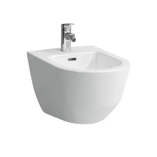 LF Wandbidet PRO 530x360 1 Hl. o. seitl. Loch f. Wasserans weiß