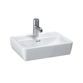 Laufen Aufsatz-HWB PRO A 340x450x145 1 Hahnloch mit Überlauf weiß