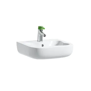 Laufen Waschtisch FLORAKIDS 410x450x150 1 Hahnloch mit Überlauf weiß