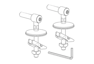 Laufen Scharnier mit Absenkautomatik f.WC-Sitze H891700