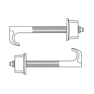 Befestigung f.WT-Schalen LIVINGSAPHIR KERAMIK VAL INO K-LAUFEN PRO PALOMBA