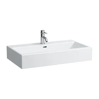 Laufen Waschtisch LIVING CITY 460x800x155 1 Hahnloch mit Überlauf weiß