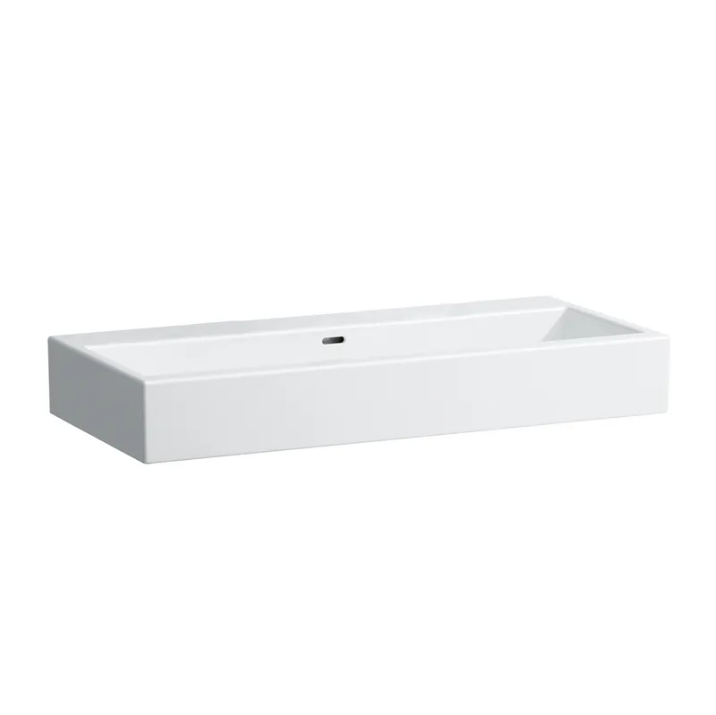 Laufen Waschtisch LIVING CITY 460x1000x155 ohne Hahnloch mit Überlauf weiß