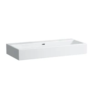 Laufen Waschtisch LIVING CITY 460x1000x155 ohne Hahnloch mit Überlauf weiß