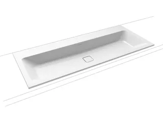 Kaldewei WB CONO EINBAUWASCHTISCH Mod.3082, 1200x500mm,alpinweiß,Perl-Effekt,AD,oÜL