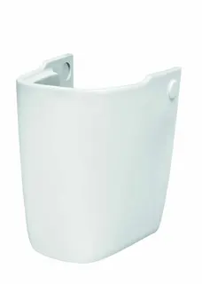 sanibel 5001-Halbsäule zu Handwasch becken E mit Befestigung A15 weiß