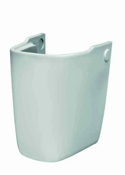 sanibel 5001-Halbsäule zu Handwaschb. E mit sanibelTect und Befestigung A15 weiß