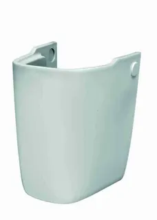 sanibel 5001-Halbsäule zu Handwaschb. E mit sanibelTect und Befestigung A15 weiß