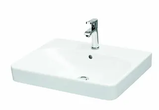 sanibel 5001-Waschtisch E m. sanibelTect 600x480 mm A15 unterbaufähig weiß