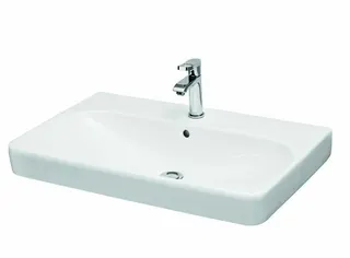 sanibel 5001-Waschtisch E m. sanibelTect 750x480mm A15 unterbaufähig weiß