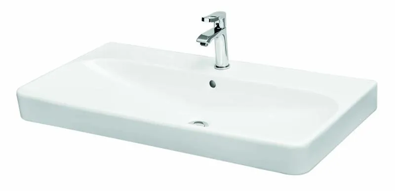 sanibel 5001-Waschtisch E 900x480 mm A15 unterbaufähig weiß
