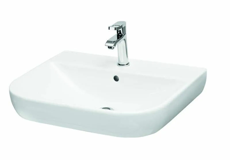 sanibel 5001-Waschtisch rund 600x480mm A15 weiß