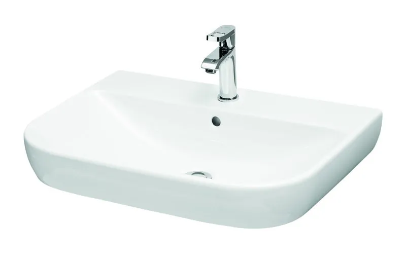 sanibel 5001-Waschtisch rund 700x480mm A15 weiß
