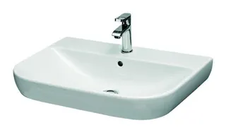 sanibel 5001-Waschtisch rund mit sanibelTect 700x480mm A15 weiß