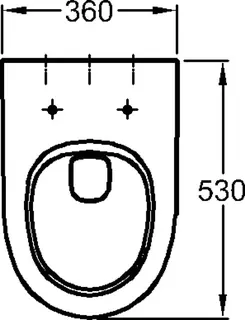 Wand-Tiefspülklosett sanibel 5001 A15 weiß – Bild 2