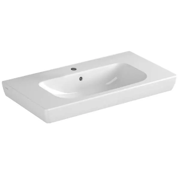 sanibel 3001-Möbel-Waschtisch 850x460mm softedge unterbaufähig weiß