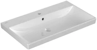 Villeroy & Boch Schrankwaschtisch Avento 800x470mm Rechteck 1HL. mit Überlauf Weiß Alpin – Bild 3
