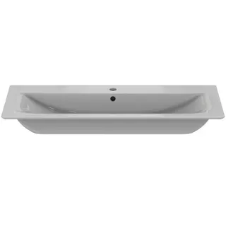 Ideal Standard Möbelwaschtisch Connect Air, 1 Hahnloch, mit Überlauf, 1040x460x165mm, Weiß – Bild 2