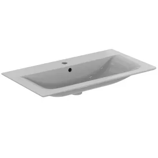 Ideal Standard Möbelwaschtisch Connect Air 1 Hahnloch mit Überlauf 840x460x165mm Weiß – Bild 2