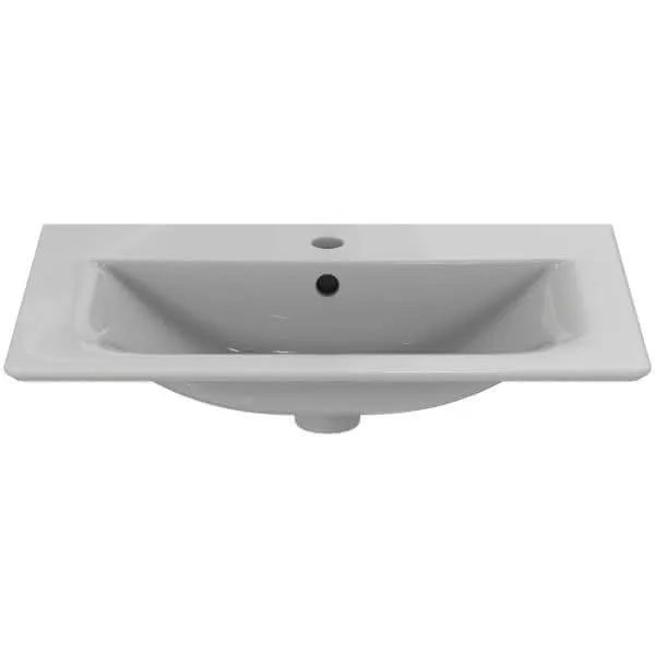 Ideal Standard Möbelwaschtisch Connect Air 1 Hahnloch mit Überlauf 640x460x165mm Weiß